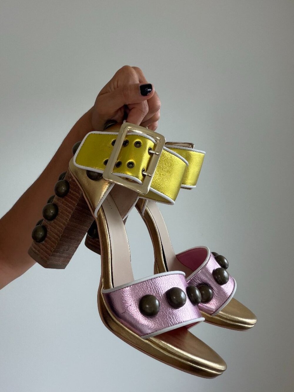 Cynthia Rowley RARE whimsical studded heel